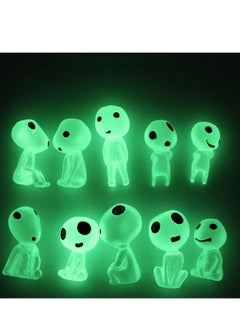 Y&D Garden Accessories Glow in Dark Tree Decor 10pcs kit for Micro Landscape Gnomes Decoration Outdoor Patio Lawn Yard Kit  - Image 5