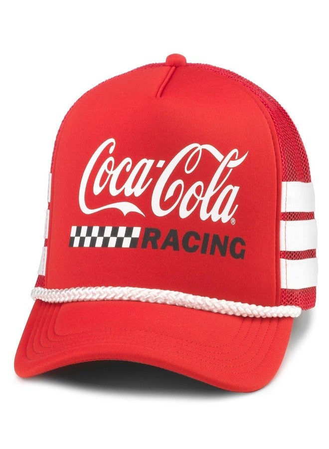 AMERICAN NEEDLE Coke Coca Cola Officially Licensed Talladega Adjustable Snapback Baseball Hat, Red (24003A-COKE-RED) - Image 1