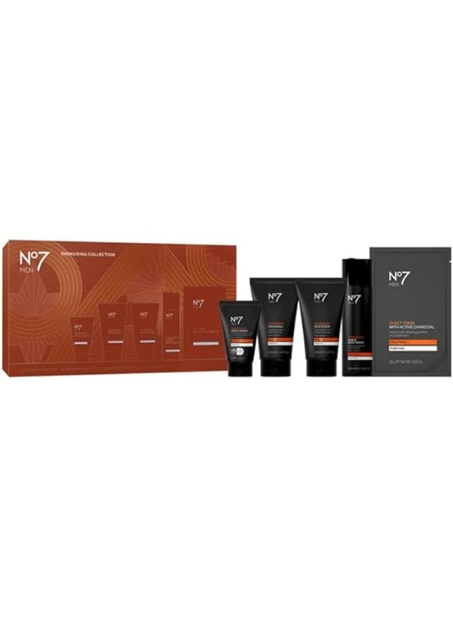 Boots No.7 Boots No7 Men Energising Collection Gift Set 5 Pieces - Image 2