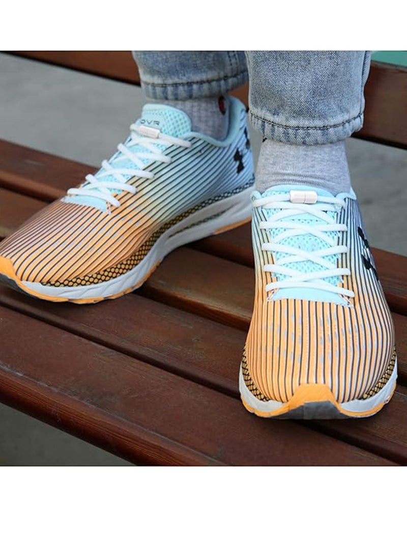 2 Pairs Elastic No Tie Shoe Laces For Adults Kids Elderly Elastic Shoe Laces Grey White - Image 3