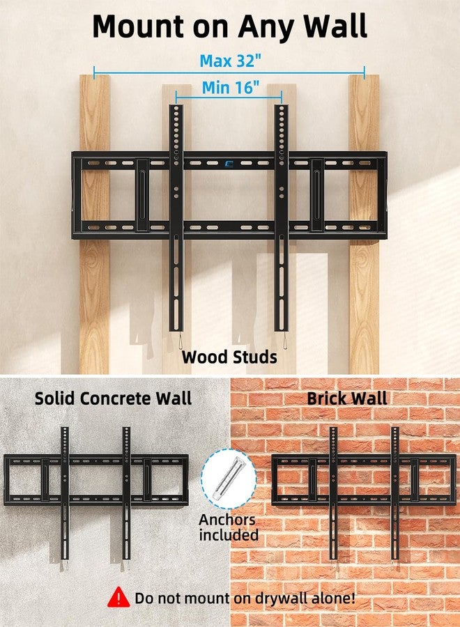 HOME VISION Heavy Duty Fixed TV Wall Mount for 48-150 Inch Large TVs up to 330lbs & 900x600mm VESA, Low Profile Slim TV Mount Bracket, Fits 16"/18"/24"/32" Wood Studs, for Most 65+ 75+ 85 86 90 98 100 120 150 TV - Image 3