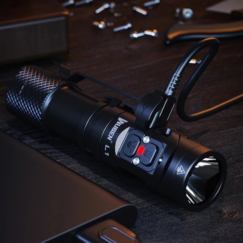 وبين مصباح يدوي Wuben L1 Dual-Source Light Rechargeable Flashlight 2000Lumens Magnetic Tail Waterproof Torch For Outdoor Camping Hiking Lighting - Image 4