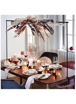 Over The Table Rod Stand with Clamps, Adjustable Table Arch Stand, 1.2m-2m Width, 1m Height, Balloon Table Stand, Decorated Flower Arch for Party Birthday Wedding, Black - pzsku/Z82DA8347B45BF994ABD3Z/45/_/1713776535/5aa66bac-52fa-4139-81fb-9119eaa540dd