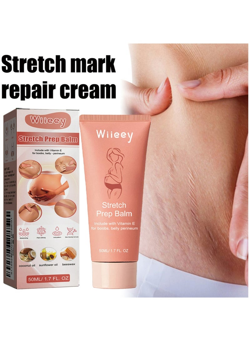 wiieey Stretchmarks Cream Maternity Skin Treatment Pregnancy Scars Repair, Can Promote Cell Regeneration, Repair Necrotic Cells and Enhance Skin Elasticity, Designed For Mother's Stretch Marks - Image 1