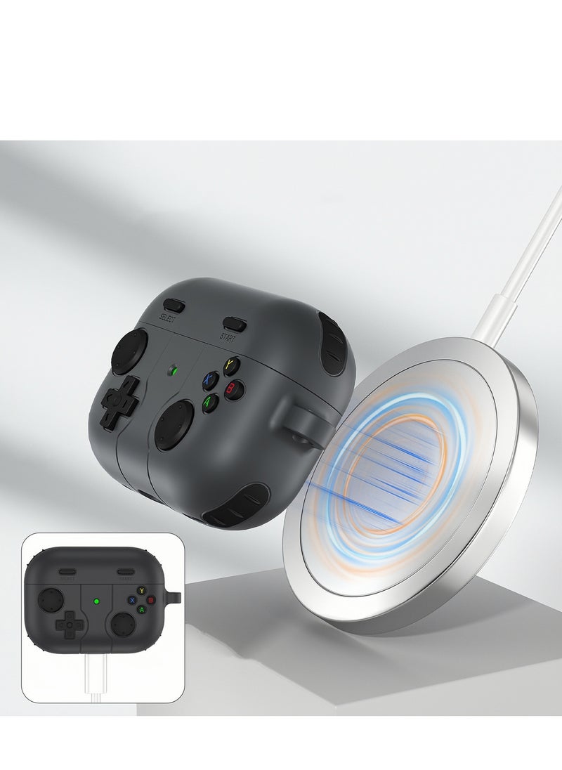 Compatible with Airpods Pro 2nd/1st Generation Case, Game Player Design, Airpods Pro 2 Case 2022 with Keychain for Men Women Soft Silicone Protective Cover Skin for Airpods Pro 2nd/1st Gen  - Image 3