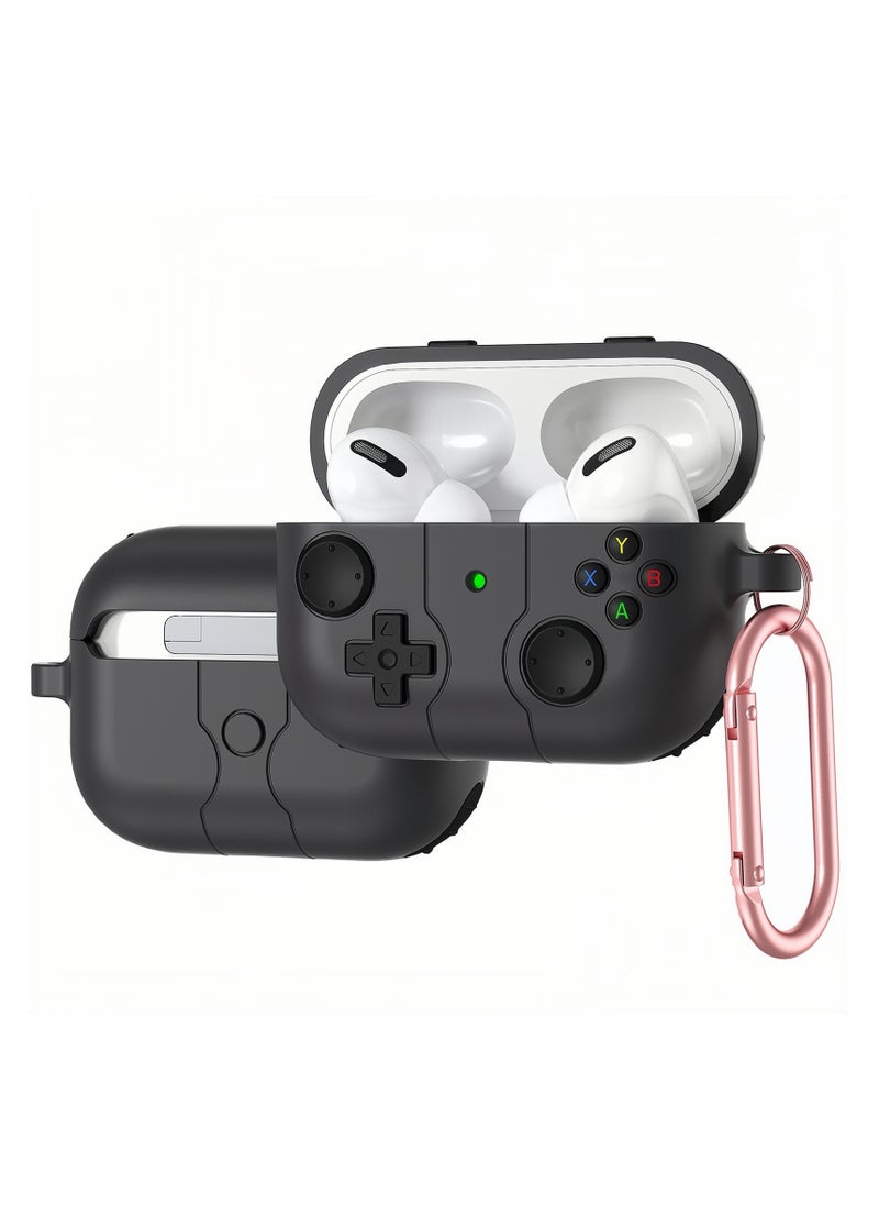 Compatible with Airpods Pro 2nd/1st Generation Case, Game Player Design, Airpods Pro 2 Case 2022 with Keychain for Men Women Soft Silicone Protective Cover Skin for Airpods Pro 2nd/1st Gen  - Image 1