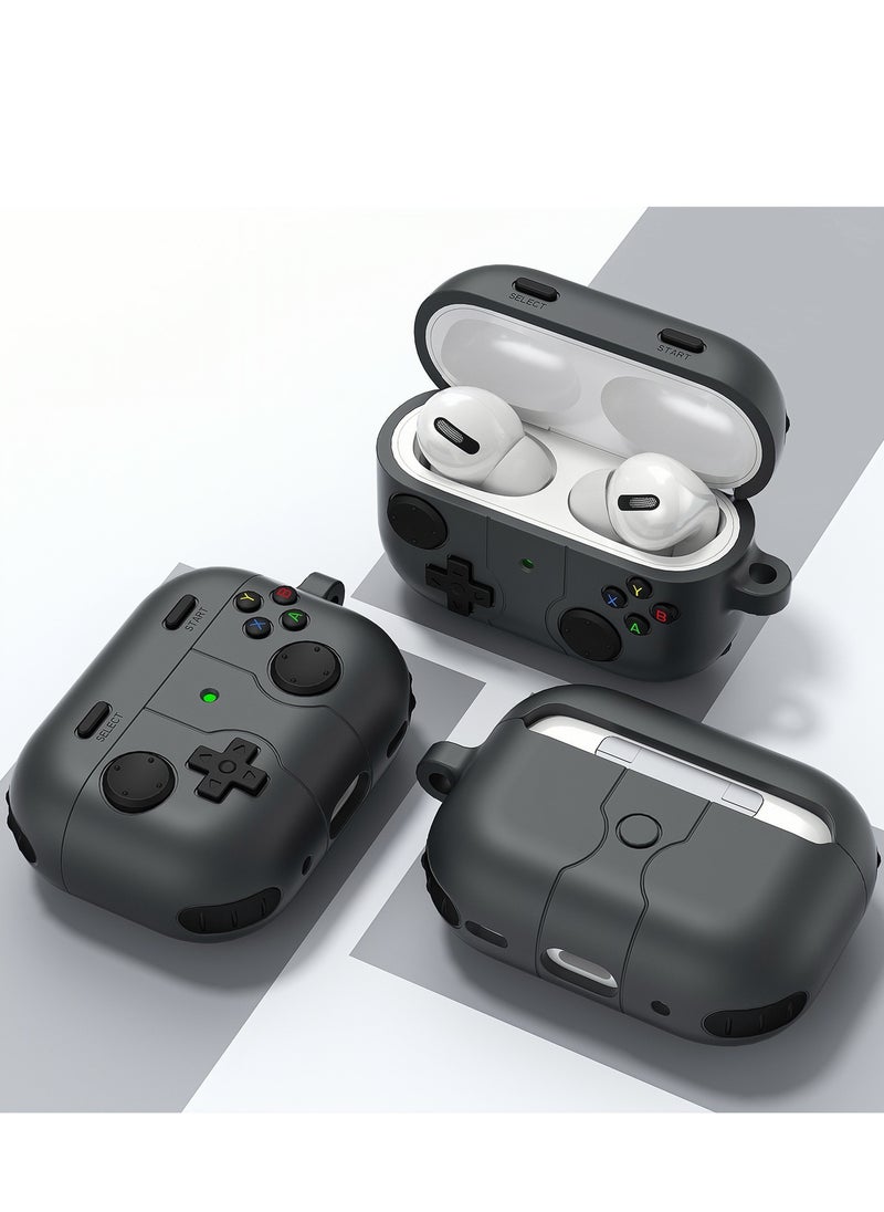 Compatible with Airpods Pro 2nd/1st Generation Case, Game Player Design, Airpods Pro 2 Case 2022 with Keychain for Men Women Soft Silicone Protective Cover Skin for Airpods Pro 2nd/1st Gen  - Image 4