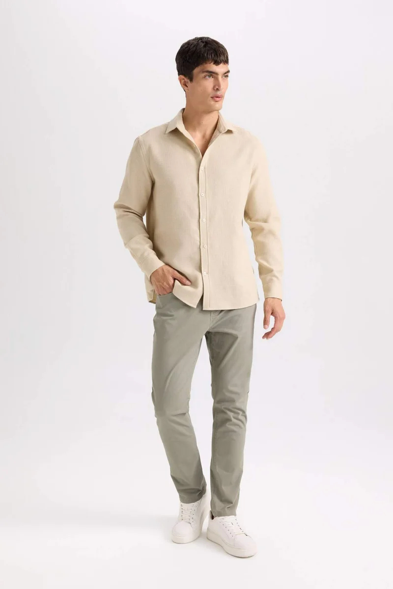 DeFacto Slim Fit Super Skinny Leg Chino Pants