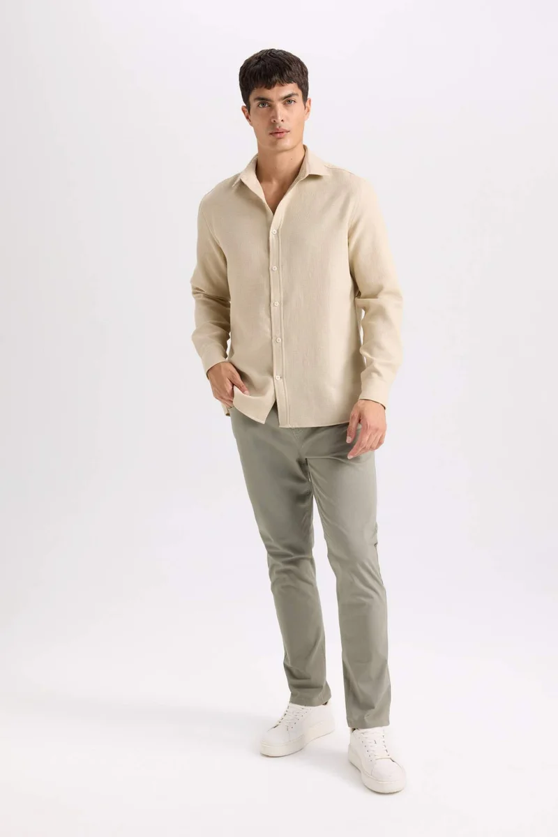 DeFacto Slim Fit Super Skinny Leg Chino Pants