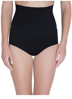 Women's High Waist Tummy Control / Tummy Tucker Shapewear Panty, Black