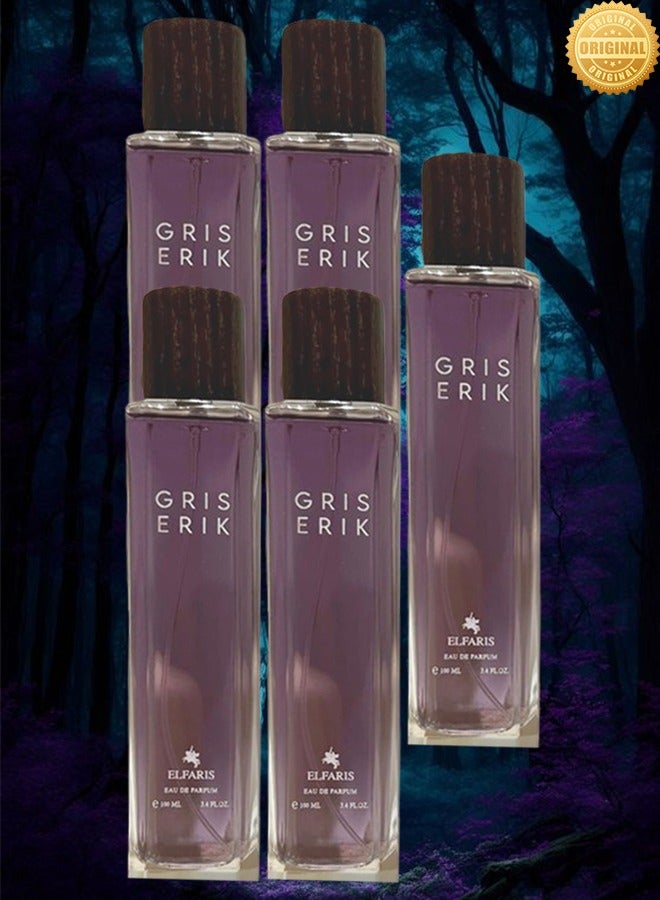 FARIS 5 Pieces Gris Erik Perfume 100ml EDP - Image 1