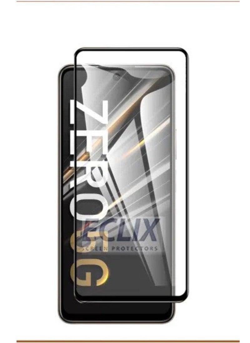 تيمبرد غلاس واقي شاشة من الزجاج المقوى متوافق مع هاتف Infinix Zero 5g  - Image 1