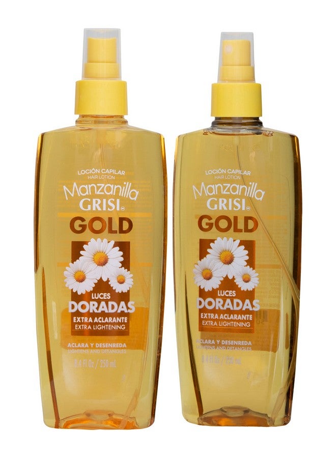Manzanilla Grisi Anzanilla Grisi Hair Lotion Gold Hair Lotion With Chamomile Extract 2Pack Of 8.4 Fl Oz 2 Spray Bottles - Image 1