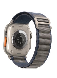 49mm Watch Straps Alpine Loop Band For Apple Watch Mocom BlueAlpine