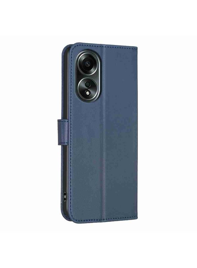 S-TOP Case For OPPO A98 5G Four-leaf Embossed Leather Phone Case - Image 3