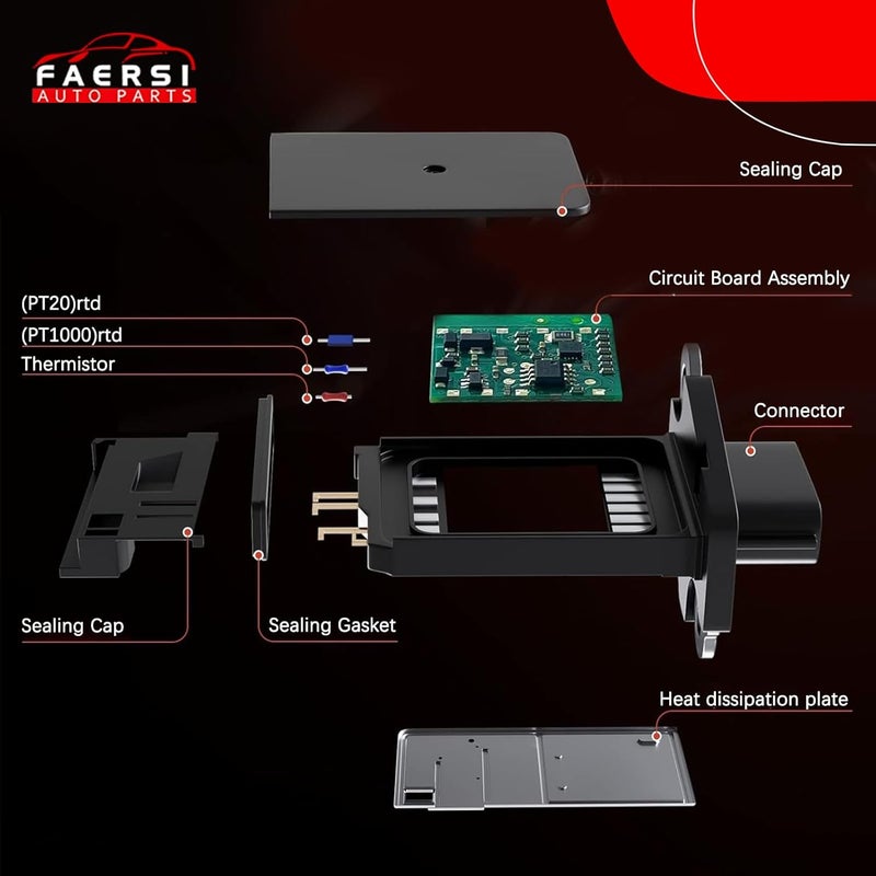 FAERSI Mass Air Flow Sensor Meter MAF 22680-7S000 AF10141 for 2003-2014 Altima & 2004-14 Maxima & 07-12 Sentra & 05-15 Xterra & 2003-2014 Murano | Infiniti 08-13 G37 & 05-08 G35 & More - Image 3