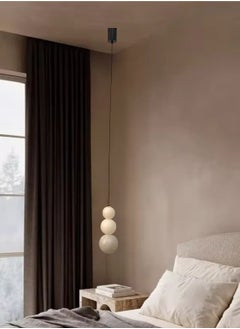 ماركة غير محددة ثريا نجف سقف مودرن شكل ثلاث كور بثلاث اضاءات 24 واط مقاس 30 سم  - Image 3