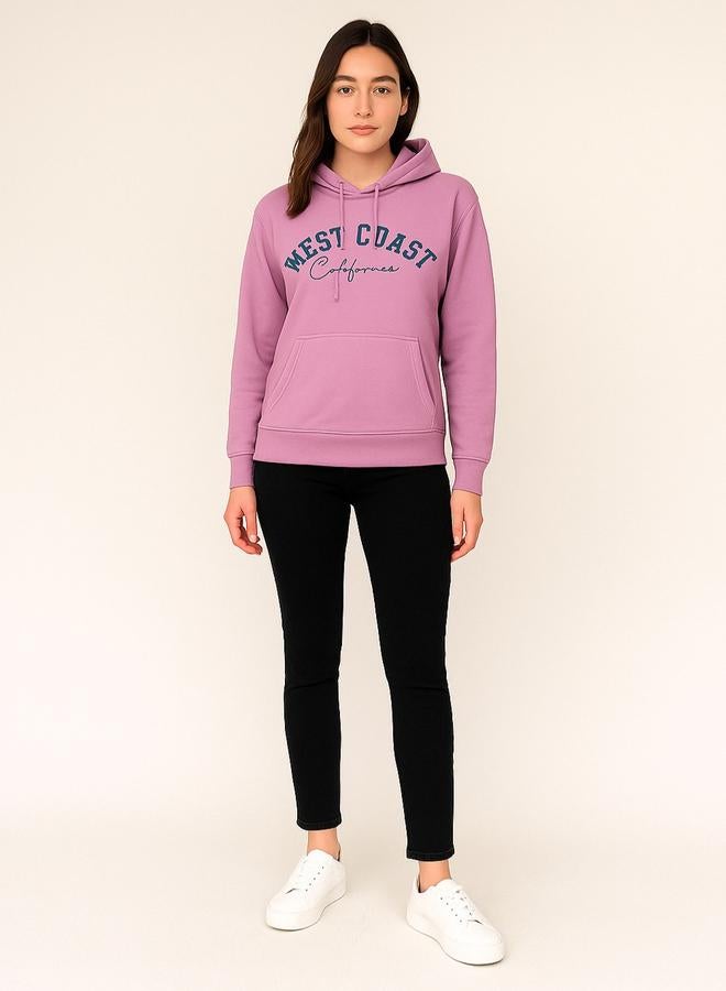 Pause Women Regular Fit Printed Hoodie - Image 4