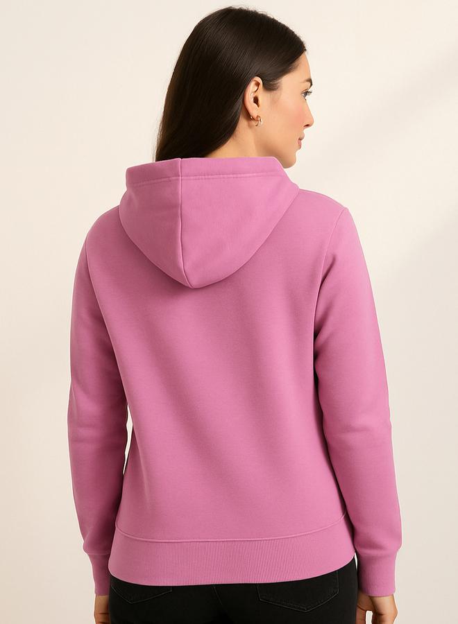 Pause Women Regular Fit Printed Hoodie - Image 2