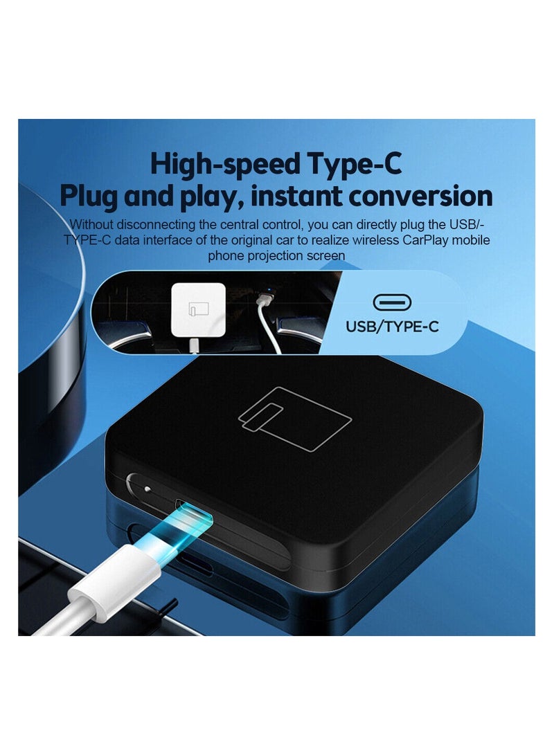 5G Bluetooth Wired to Wireless Carplay for Apple Android AUTO AI Box Nissan Camry Mercedes Toyota Mazda Citroen Audi Land Rover - Image 1