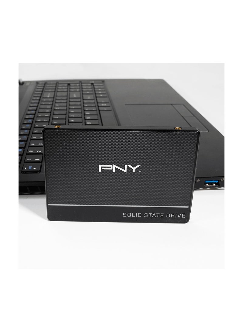بي إن واي PNY CS900 500GB 2.5' SSD SATA3 515MB/s 490MB/s R/W 200TBW 99K/90K IOPS 2M hrs MTBF 3yrs ~بديل SA400S37/480GB SSD7CS900-480-RB - Image 2