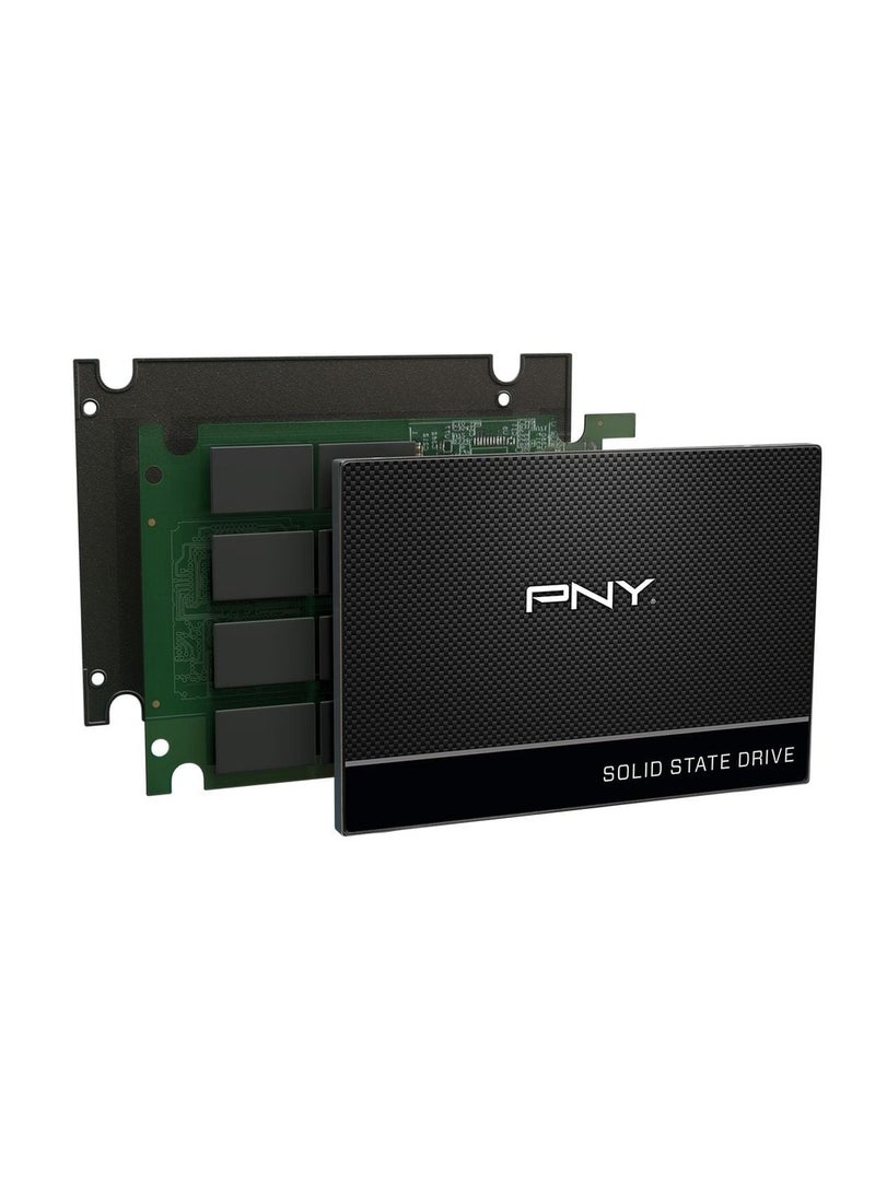 بي إن واي PNY CS900 500GB 2.5' SSD SATA3 515MB/s 490MB/s R/W 200TBW 99K/90K IOPS 2M hrs MTBF 3yrs ~بديل SA400S37/480GB SSD7CS900-480-RB - Image 3