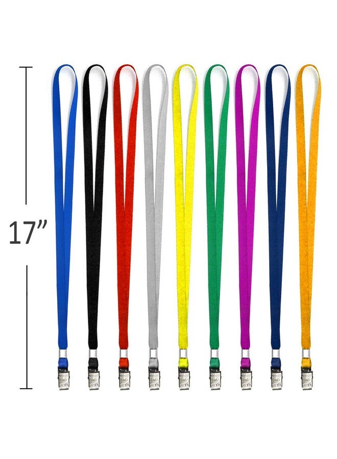 Beebel Lanyards With Id Holder 50 Pcs Clear Plastic Horizontal Waterproof Ziplock Id Nametag Holder Bulk Lanyard Clip Name Tag Badge Holder - Image 3