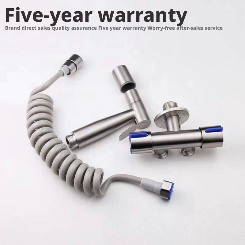 304 Stainless Steel Handheld Bidet Sprayer Set - Image 4