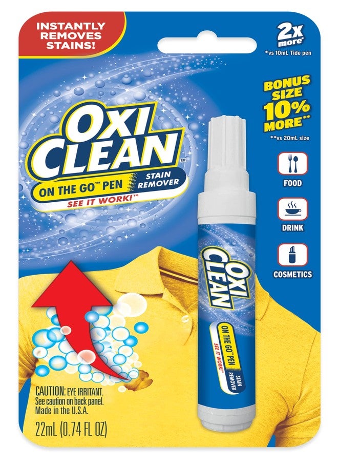 Oxiclean قلم مزيل البقع OxiClean On The Go، 0.74 أونصة سائلة - Image 1