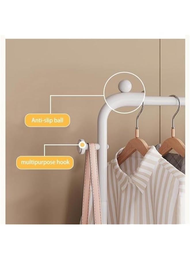 هوكور Durku Clothes Rack,Clothing Rack with Storage Bag, 3-in-1 Garment Rack, Non-woven Shelves for Shoes, Clothes Rack for Bedroom, Hallway, Entryway (Black) - Image 3