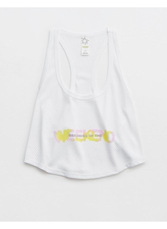 Aerie Graphic Crop Tank Top  - Image 3