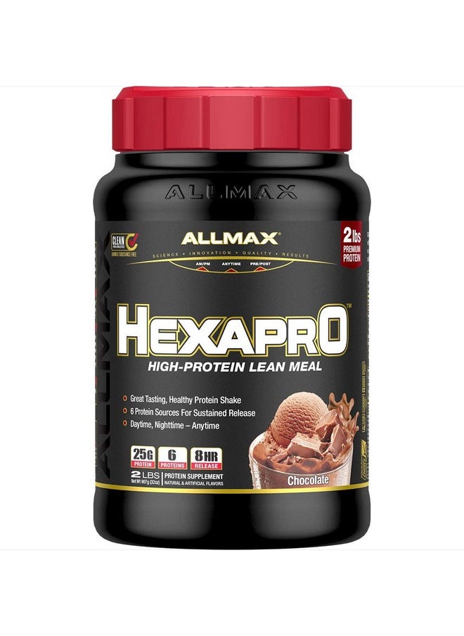 ALLMAX HEXAPRO، شوكولاتة - 2 رطل - 25 جرامًا من البروتين لكل وجبة - إطلاق مستدام لمدة 8 ساعات - خالٍ من السكر - 21 وجبة - pzsku/Z82DBFEE6D139C33C1704Z/45/_/1739883057/a4d81d48-ab2a-4497-887f-361996c88664