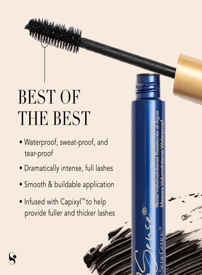 SeneGence LashSense VolumeIntense Waterproof Mascara, Black, 0.24 Oz, Volumizing and Lengthening, Buildable 3D Intensity, Humidity-Resistant, Nourishing, Ophthalmologist-Tested - Image 4