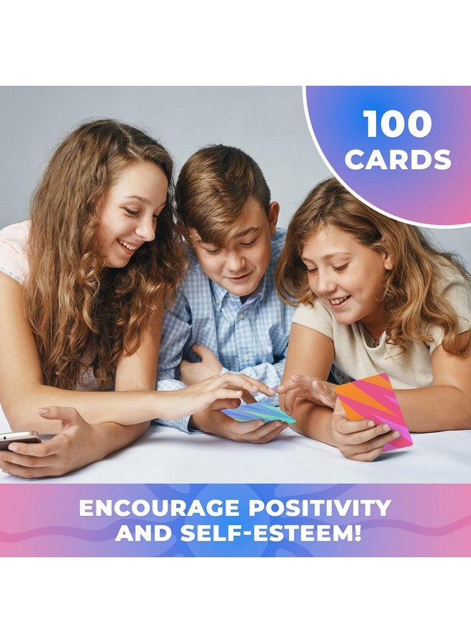 QUOKKA Affirmation Cards for Kids - Anxiety Relief Items Meditation Cards for Mental Health - Calming Self Care for Women - Perfect Mindfulness Gift for Children Teens - Image 3