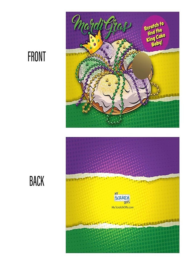 ماي سكراتس أوفز مجموعة بطاقات لعبة خدش كعكة ملك ماردي غرا من ماي سكراتش أوفز، 26 بطاقة - 24 بطاقة غير رابحة وبطاقتان رابحتان في كل عبوة - Image 4