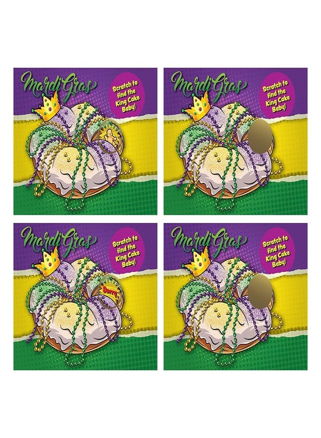 ماي سكراتس أوفز مجموعة بطاقات لعبة خدش كعكة ملك ماردي غرا من ماي سكراتش أوفز، 26 بطاقة - 24 بطاقة غير رابحة وبطاقتان رابحتان في كل عبوة - Image 5
