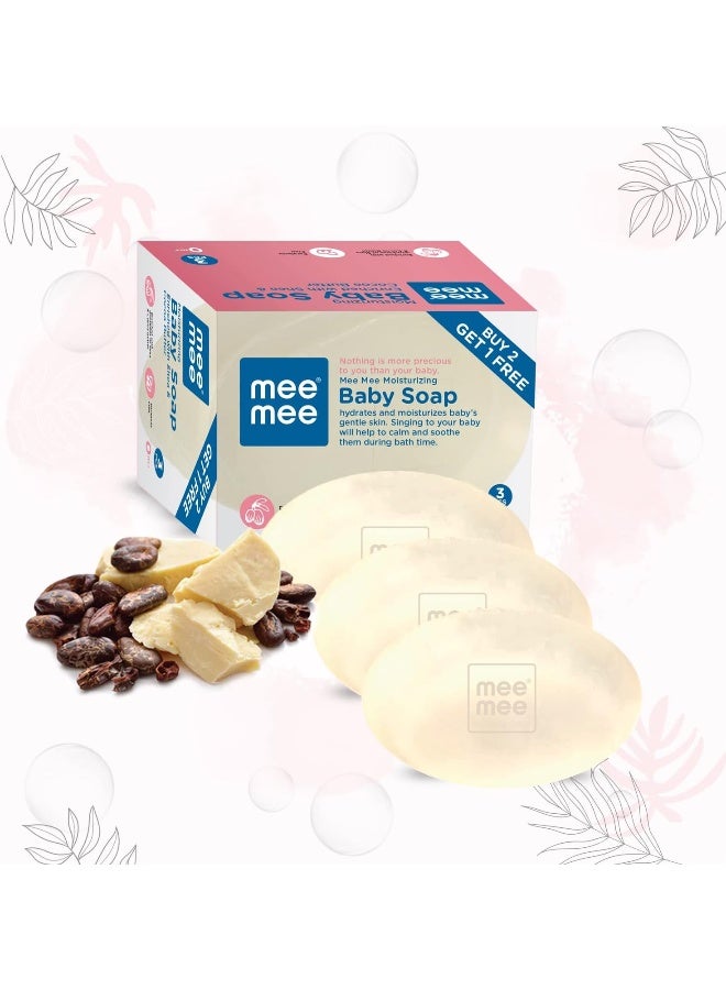 mee mee Moisturizing Baby Soap With Shea And Cocoa Butter 75 Gram - Image 2