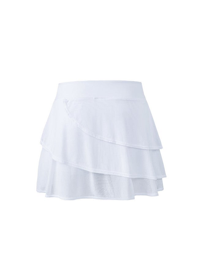 إسكدنيا سراويل سباحة صيفية كبيرة الحجم من Shiying أوروبية وأمريكية للسيدات ربيع حار محافظ تنورة سباحة سراويل تنورة الشاطئ بقعة بالجملة-اللون: أبيض- - Image 1