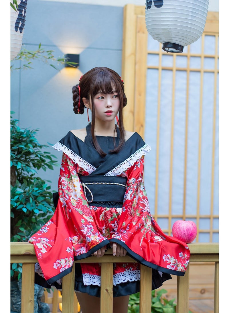 general Lady's Traditional Kimono Formal Cosplay Photography Anime Performance Stage Costume - Image 2