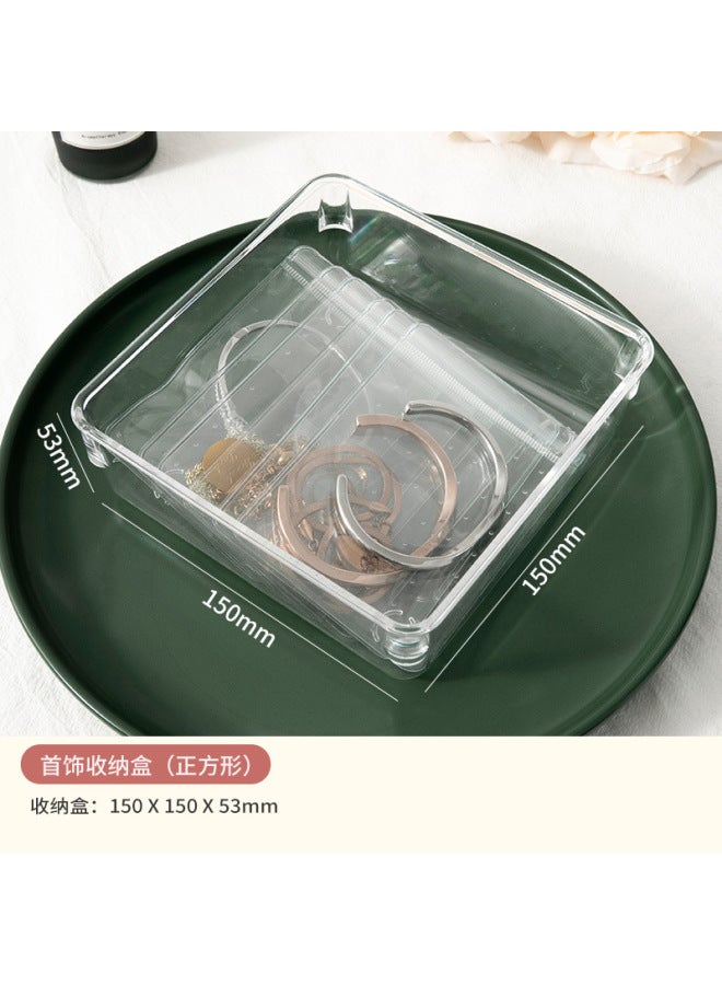Anti-oxidation elry Box Portable Transparent Acrylic Bracelet Chain elry Toy Beaded Crystal Bracelet Storage Box