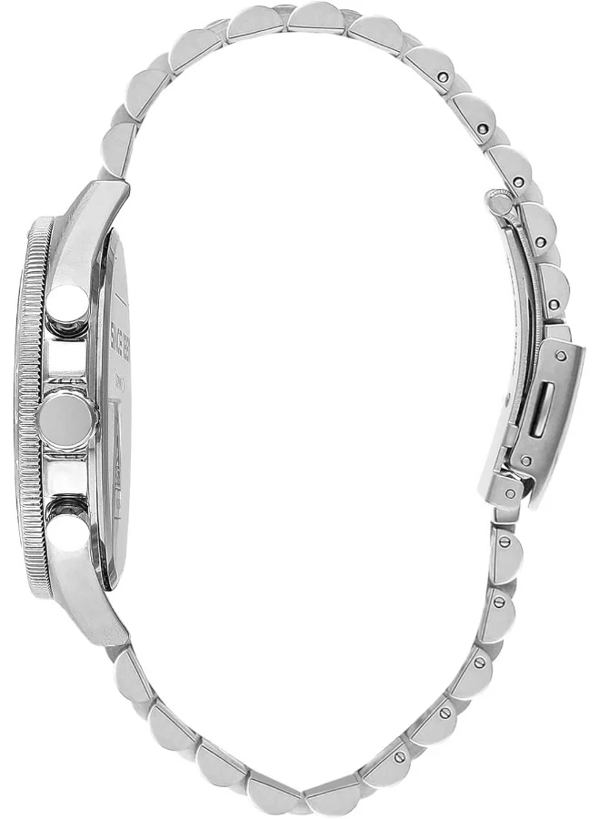 Slazenger SLAZENGER Men's Watch, Multi Function Display and Metal Strap - SL.9.2248.2.06, Silver