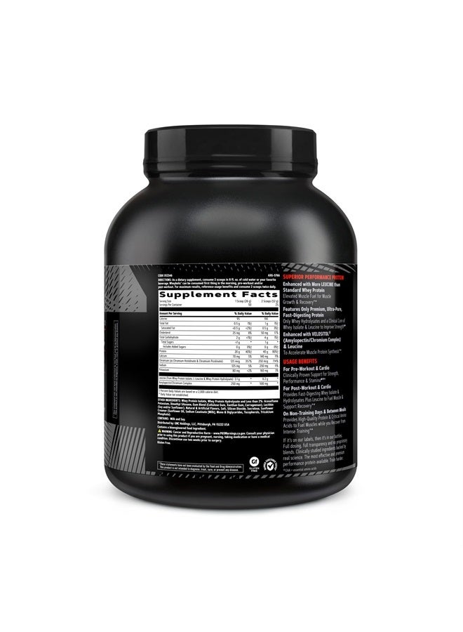 GNC AMP Wheybolic Protein Powder | Targeted Muscle Building and Workout Support Formula | Pure Whey Protein Powder Isolate with BCAA | Gluten Free | Classic Vanilla | 25 Servings  - Image 2