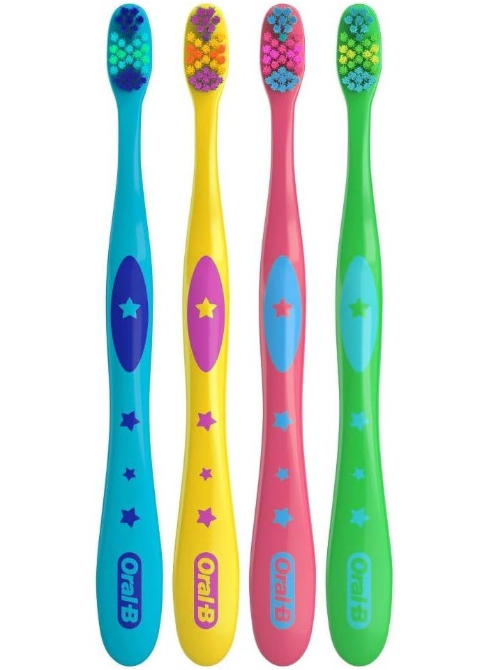 Oral-B - Oral-B Kids Manual Toothbrush, Extra Soft, MultiColor, 1 Piece - Image 1