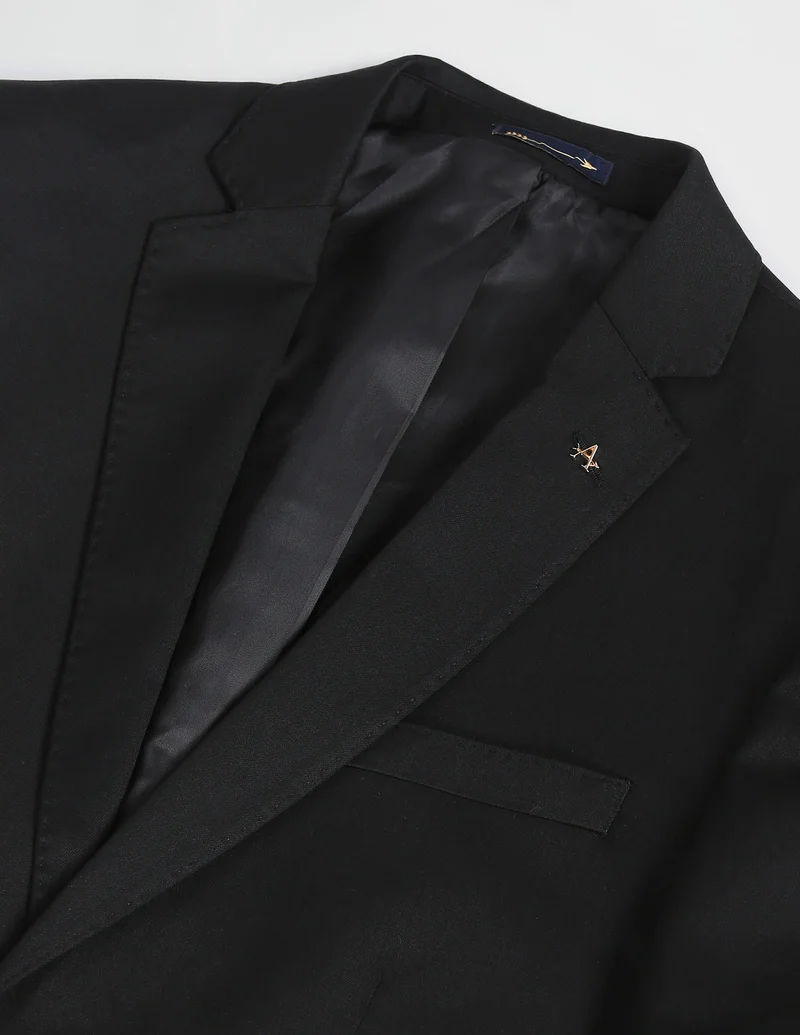 Arrow Tailored Regular Fit Solid Two Piece Suit