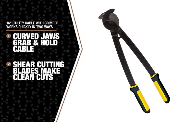 Southwire CCP350 Utility Cable Cutter with Comfort Grip Handles; 16-Inch - Image 5