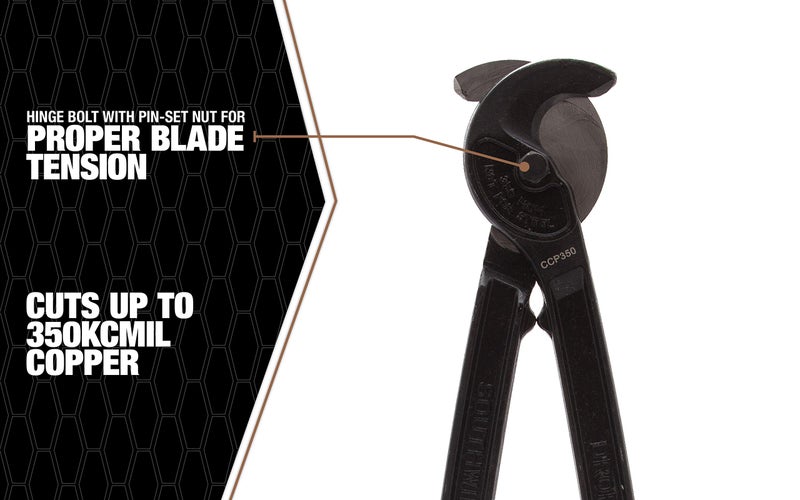 Southwire CCP350 Utility Cable Cutter with Comfort Grip Handles; 16-Inch - Image 4