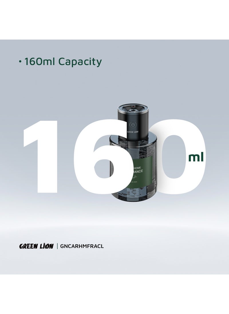 GREEN LION Car & Home Fragrance Starry Sky Projection 160ml / Car cup holder / Interior space Application / Ocean Fragrance / 160mAh Polymer Lithium Battery Capacity / 0-40 C° Working Temperature / 3-4 Days Working / POK + Glass Bottle Material / 2W Rated Power / Type-C Plug in Use / Plant Extract / Clean the Air / Humidify Softly / Atmosphere Lights - Clear  - Image 3