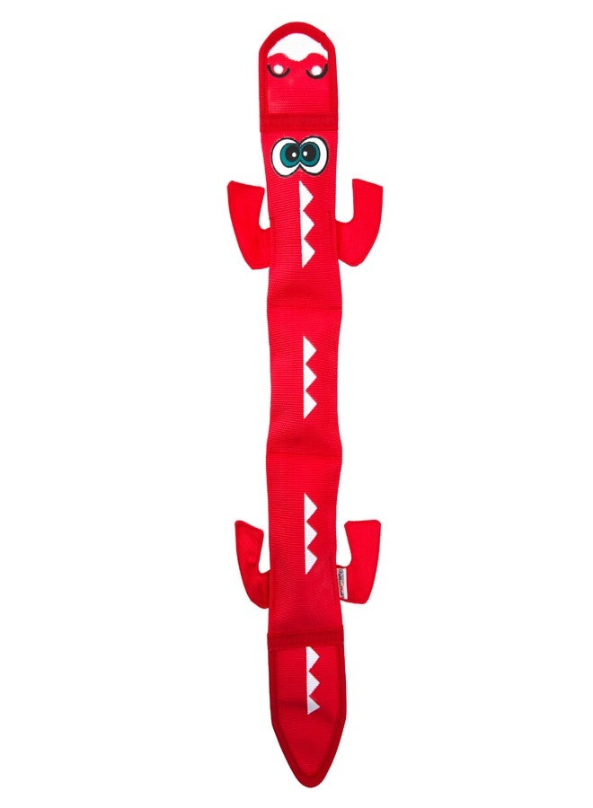 Outward Hound Fire Biterz Dragon Plush Firehose Material Interactive Dog Toy, Large - Image 1