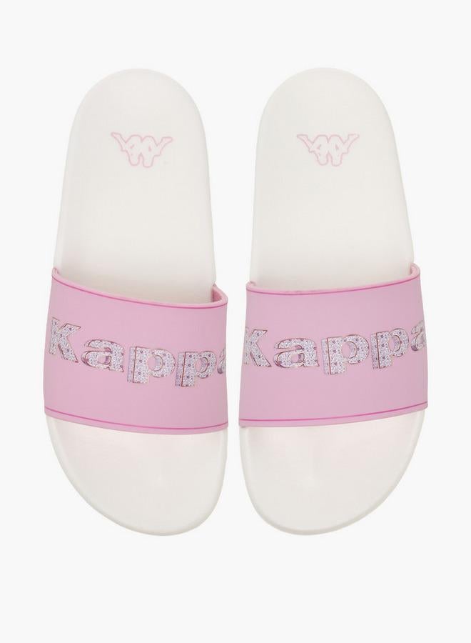 Kappa Women Logo Print Slides - Image 1