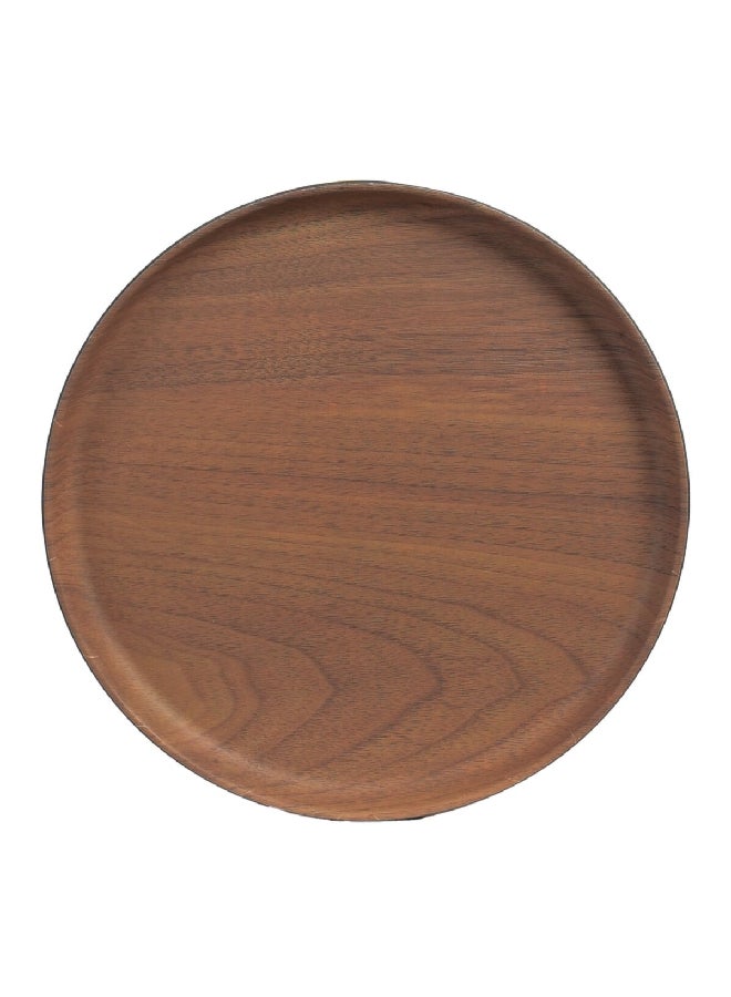 PARFAIT Elegant and Durable Bamboo Fibre Round Dining Plate Brown 20 cm BB22162BF